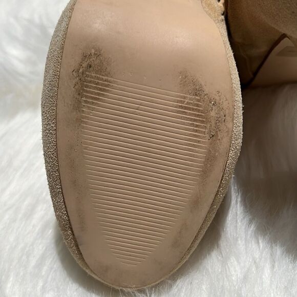 Colin Stuart Victoria secret Tan Suede Fashion show boots Size 8.5. B76 - Picture 8 of 10